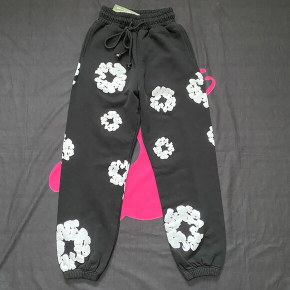 Denim Tears Cotton Pocket Track Pants Unisex Balck
